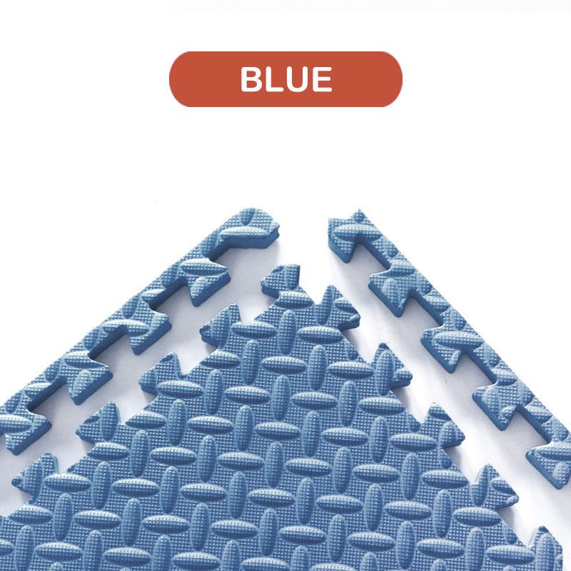 2,5CM 12PCS EVA pěnové zámkové dlaždice Ochranná podlaha Vodotěsná protiskluzová spojovací podložka Tělocvična Cvičení Jóga Fitness Pad