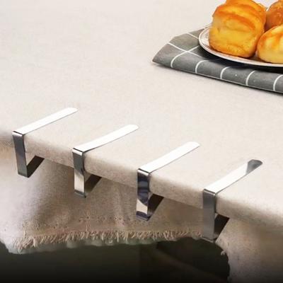 Yousheng 6/12/24Pcs Stainless Steel Tablecloth Clip Non-slip Heavy Duty Indoor Outdoor Wedding Party Picnic Camping Table Cover Holder Triangle Fixing