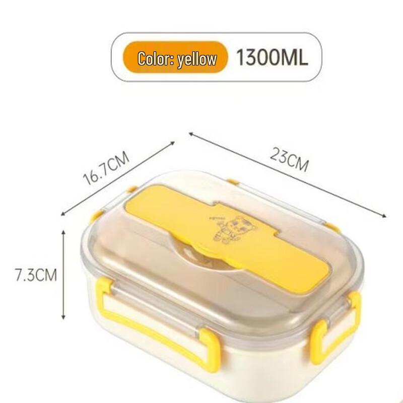 Baichunbao Pink Insulated Stainless Steel Divided Lunch Box Set (3-Pack)