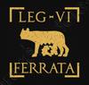 Legio VI Ferrata Roma Legion The Capitoline Wolf Emblem TShirt Summer Cotton ONeck Short Sleeve Mens T Shirt New S3XL