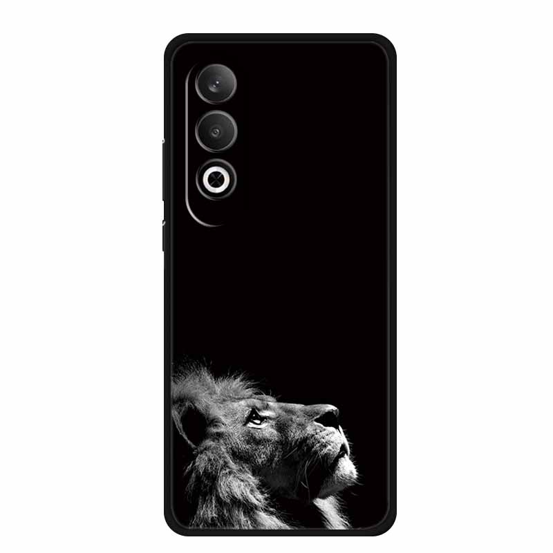 Für OnePlus Nord CE4 Hülle Weiche Schwarze Silikonhüllen Abdeckung für OnePlus Nord CE 4 5G Cartoon Tier Funda 6.7" 1+ Nord CE4 Abdeckung