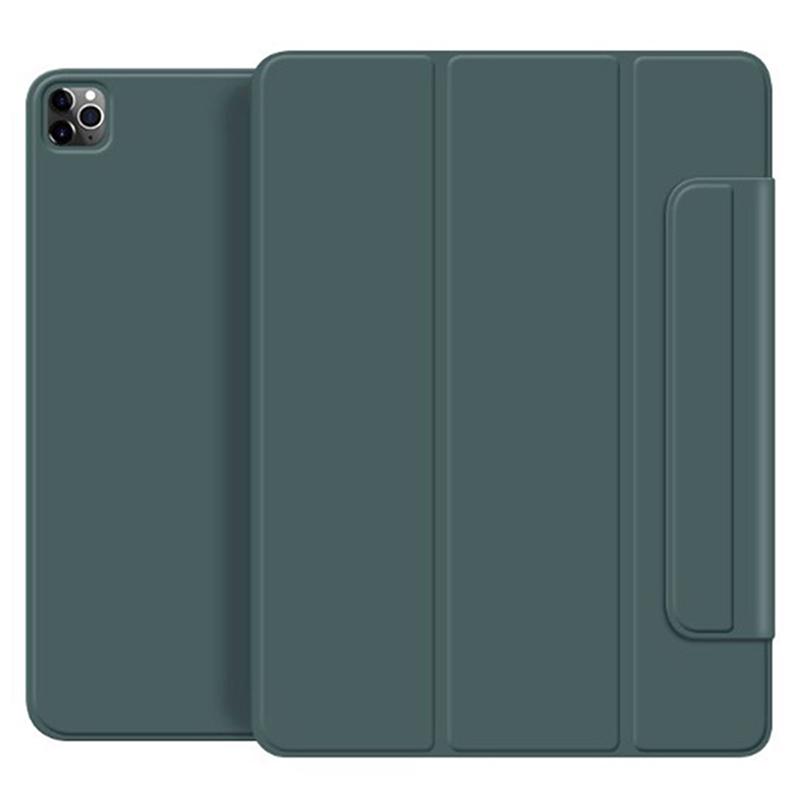 For iPad Pro 13 (2024) Case PU Leather Tablet Protective Cover Magnetic Clasp Stand