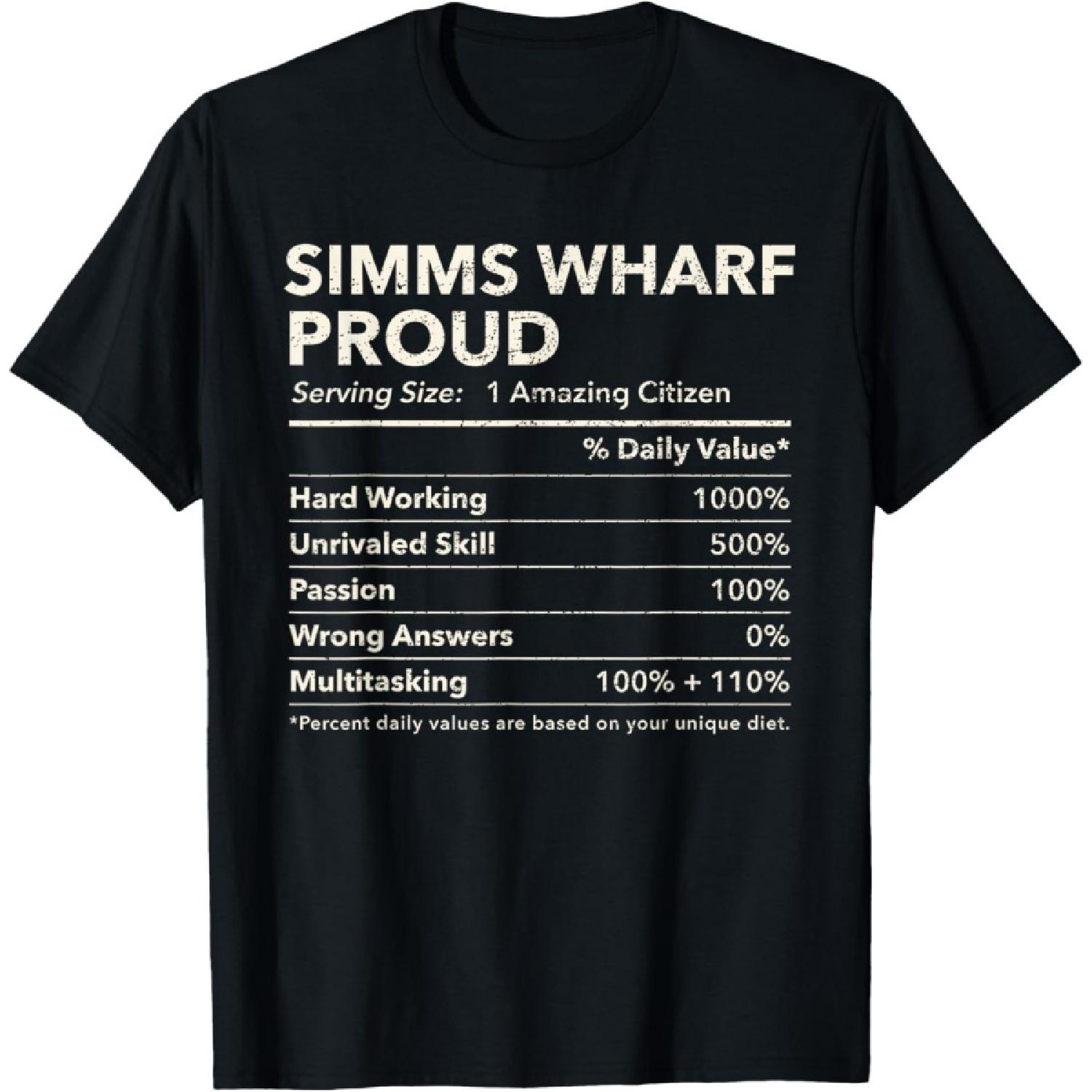Футболка Simms Wharf, Maryland Proud с пищевой ценностью S