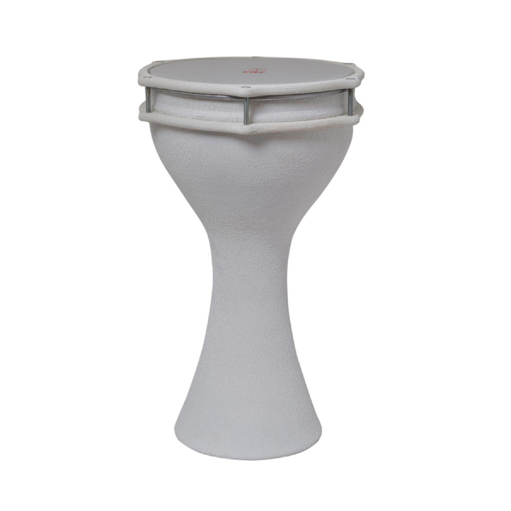 850k-wt Aluminum Darbuka Crocodile White 23.5cm