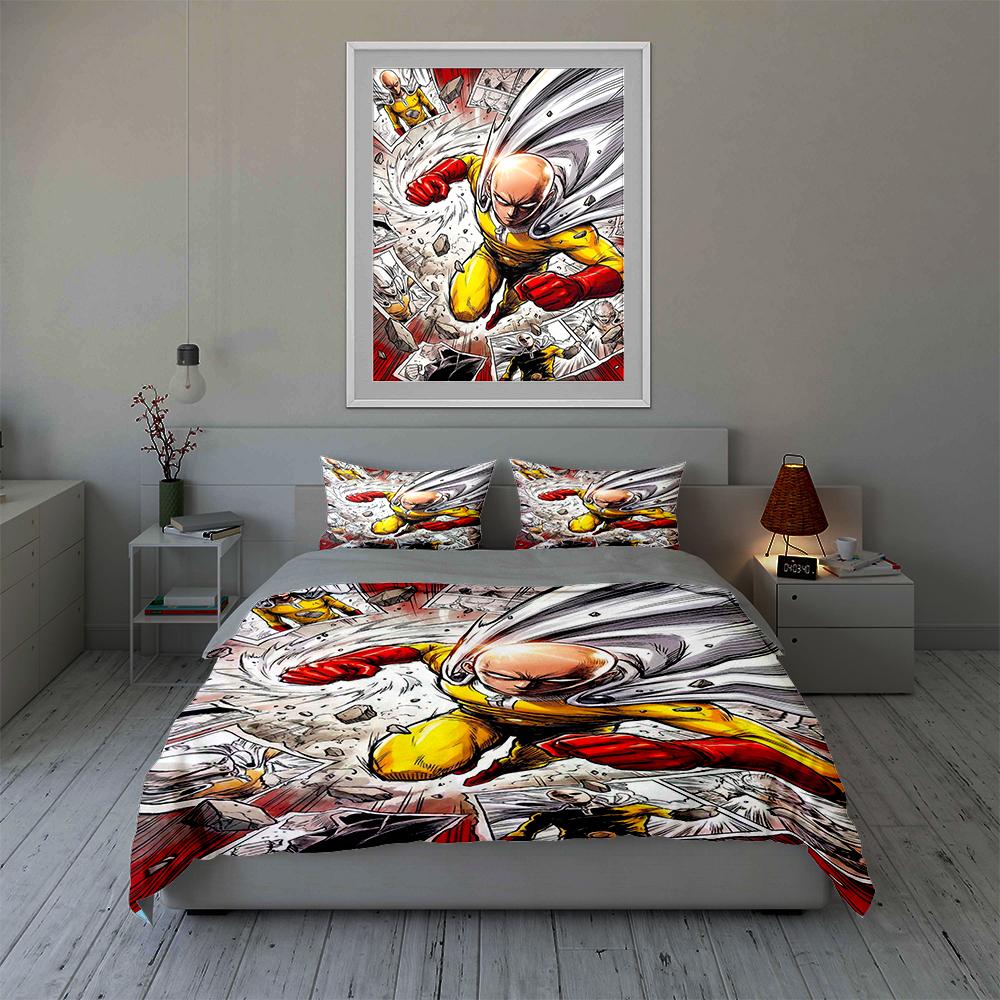 Heroic action illustration Bedding Duvet cover sets Duvet covers Pillowcases gifts (1 * Duvet Cover 2 * Pillowcases, without duvet insert)