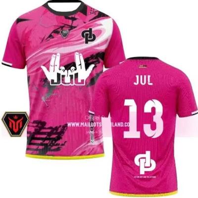 T-shirt à séchage rapide pour homme Automne 90 Minutes MM9 JUL Haut Respirant Maillot Impression 3D Uniforme d'équipe de jeu Entraînement Manches Courtes