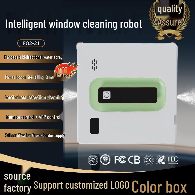 

Умный электрический робот-очиститель окон с двойным распылением и дистанционным управлением Australian Standard