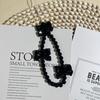 1Pc 3D Bowknot Phone Chain Acrylic Beaded Mobile Phone Pendant For Women Anti-Lost Phone Chain Hanging Jewelry Sweet Accessories