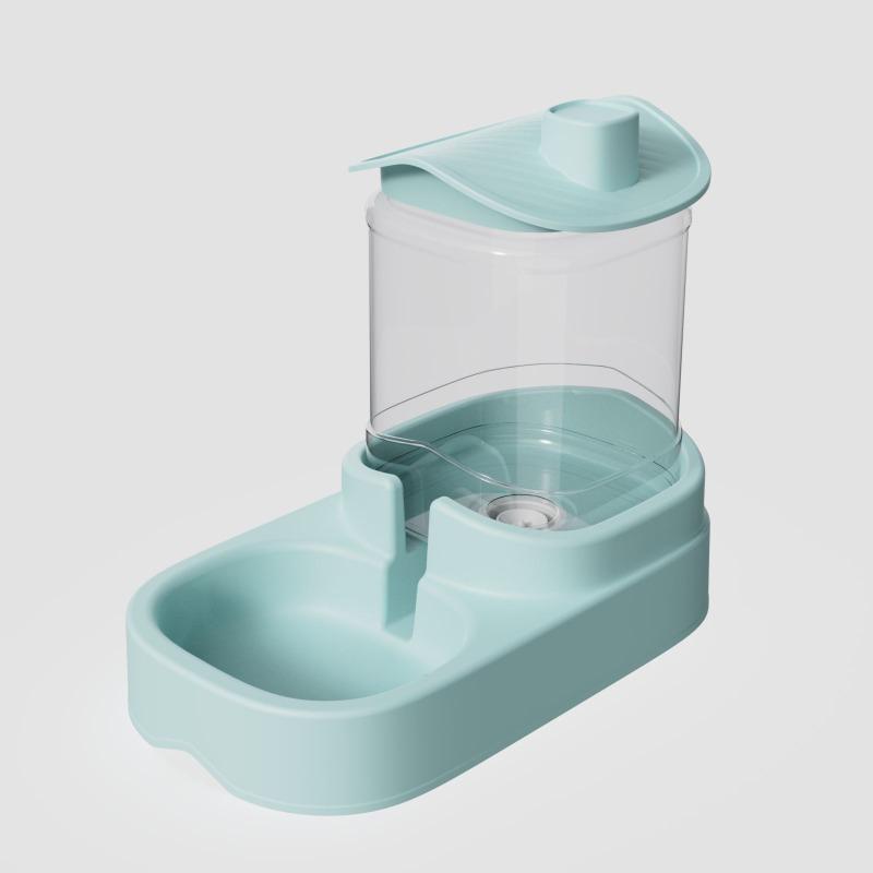 

Small House Split-type Feeding and Water Dispenser, Dog Bowl, Automatic Food and Water Refilling Bowl for Dogs and Pets, Cat Feeding Bowl 2.2L
