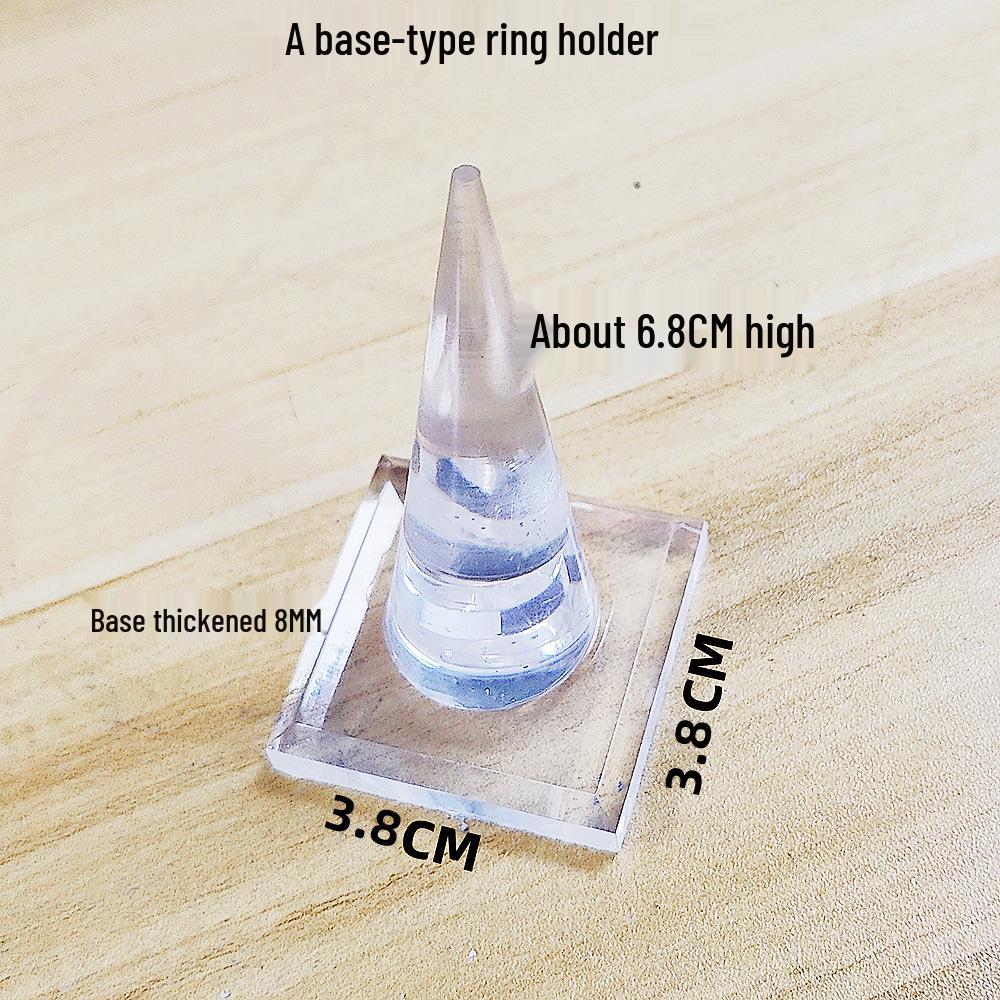 Acrylic Cone Ring Display Stand for Jewelry