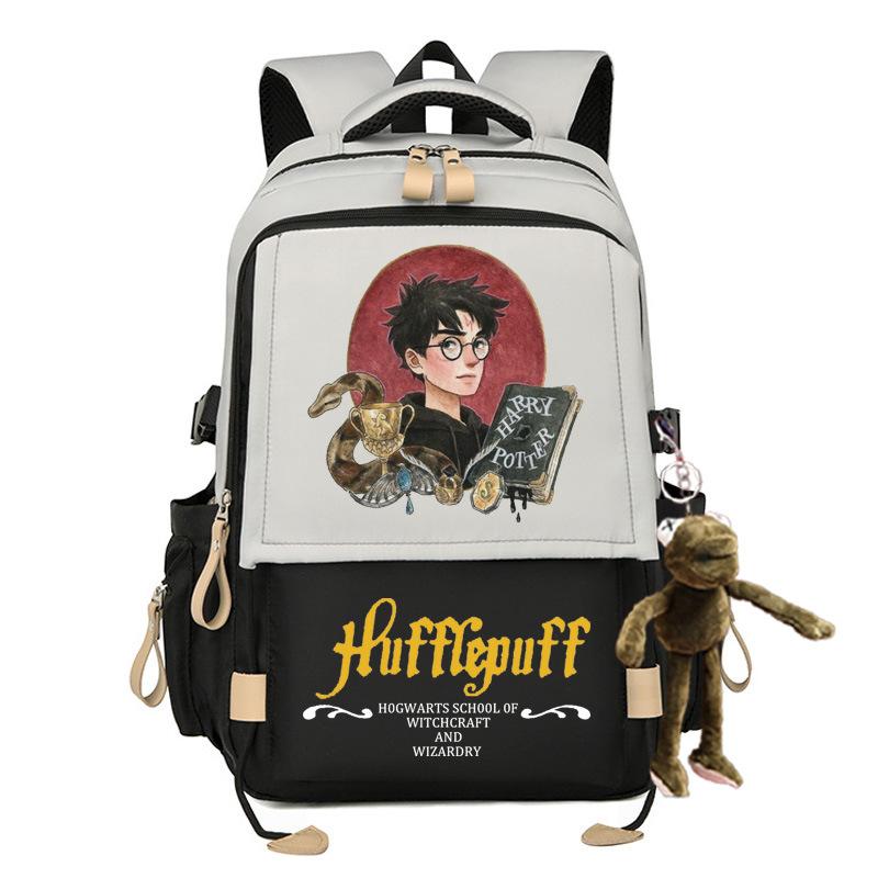 Harry Potter Cartoon Schoolbag Junior High School Girls High Value Niche Backpack