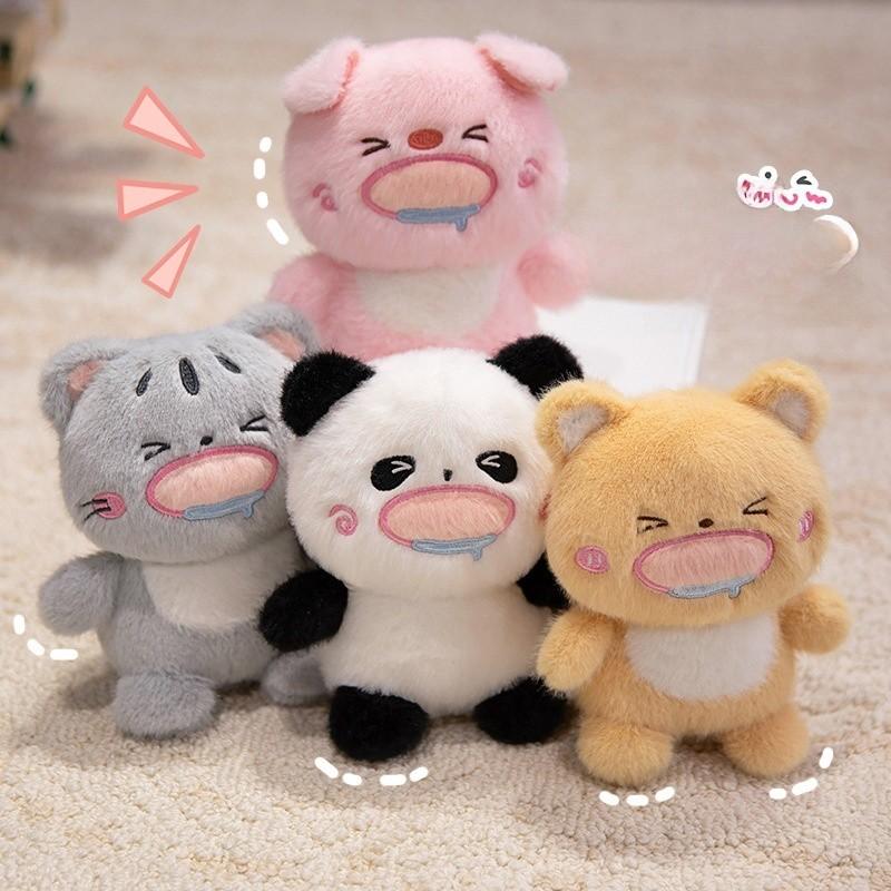 Cat Plush Panda Stuffed Animal Toy With Pp Cotton Fill Cute Companion For Decor