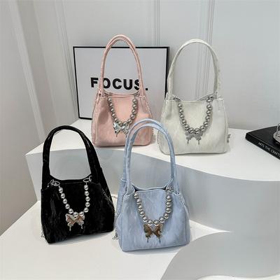 Gentle Butterfly Large Capacity Fashionable Temperament Handbag In Summer New Women's Chain One-shoulder Crossbody Bag Trendy
