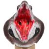 Máscara de Animal Cobra para Halloween Cabeça de Cobra Assustadora Látex Adereços de Fantasia de Terror Animal Realista para Halloween