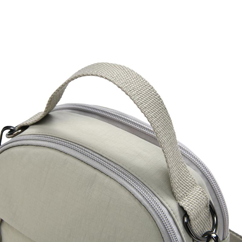 Women's Nylon Shoulder Bag Solid Color Portable Crossbody Bag