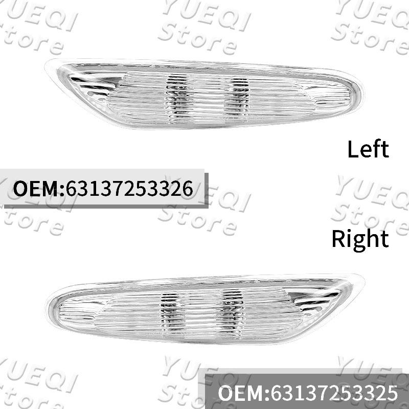 Hochwertige LED-Kotflügel-Seitenmarkierungsleuchte für BMW E90 E91 E92 E93, Teilenummer 63137253326 63137253325
