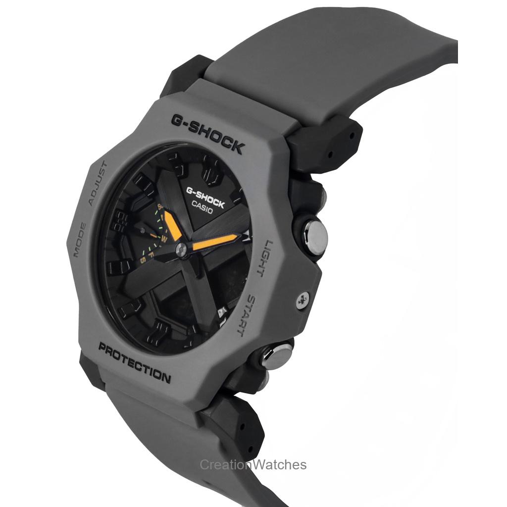 Casio G-Shock Analogique Numérique Bracelet Résine Cadran Gris Quartz GA-2300-8A Montre Unisexe 200M