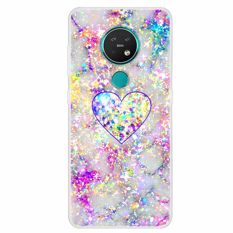 Per Custodia Nokia 7.2 Nokia 6.2 Lusso Silicone TPU Morbida Cover Posteriore Custodia Telefono Per Nokia 7.2 Funda TA-1193 TA-1178 Cartone Animato Coque