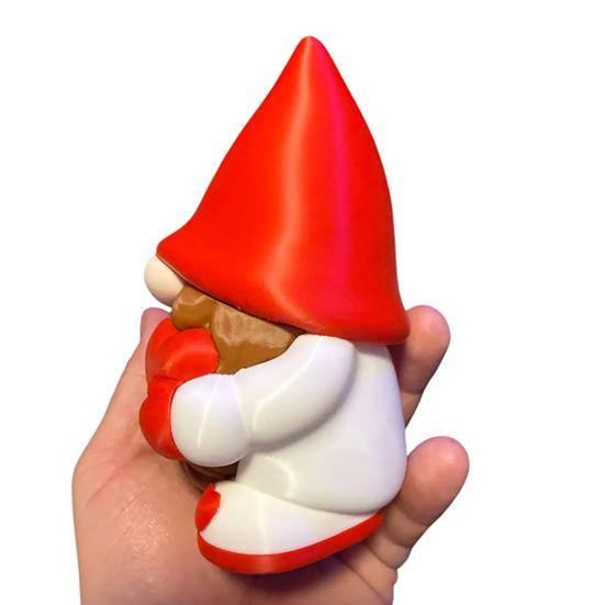 Valentine's Day Gnome Figurine 3D Printed Red Love Heart Gnome Statue for Indoor Home Table Tiered Tray Decor Romantic Gift for Him Her Wedding
