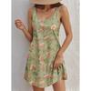 Women's A Line Dress Tank Dress Vintage Stylish Casual Daily Fit Floral Graphic Geometric Sleeveless U Neck Apricot Summer