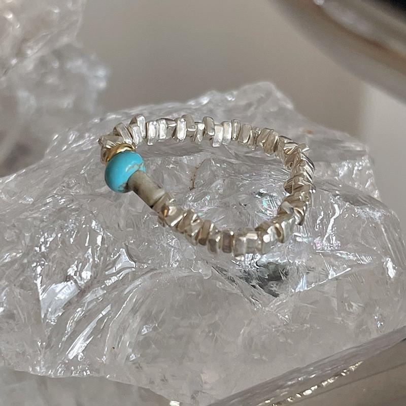 Copper Adjustable Fashionable Ring For Women With Ins Trendy Design And Elegant Features Geometric