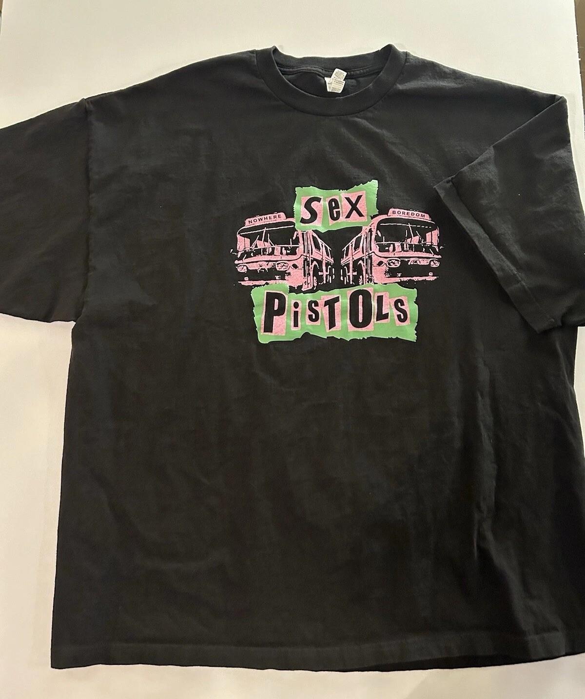 Sex Pistols Shirt 3XL Punk Rock Music Legends Mens Big & Tall Band Tee Unisex T-Shirt M