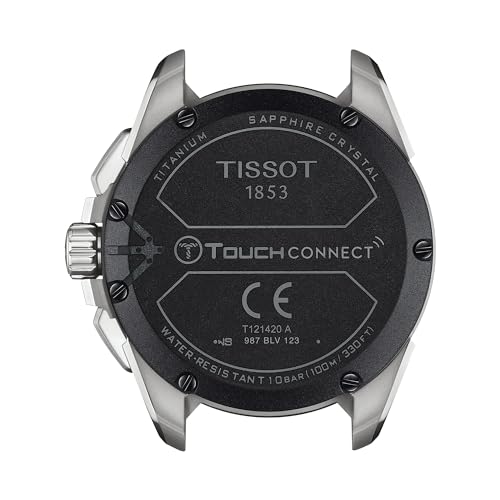 Tissot T-Touch Connect Solar Watch with Textile Strap and Black Dial, Officially Imported, Men's, Model T1214204705107