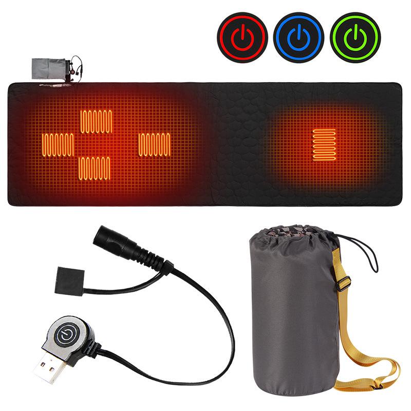 2022 Winter Warm Sleeping Bag with Heating Pad - Non-slip, One-Piece Camping Pad