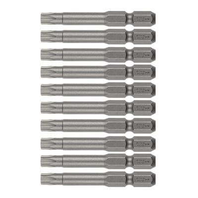 VESSEL Torx T40 X V5 ZP Bits, 65mm, 10-Piece Set,