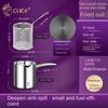 CUGF New Household Small Mini Oil-saving Stainless Steel Large Capacity Multifunctional Small Fryer