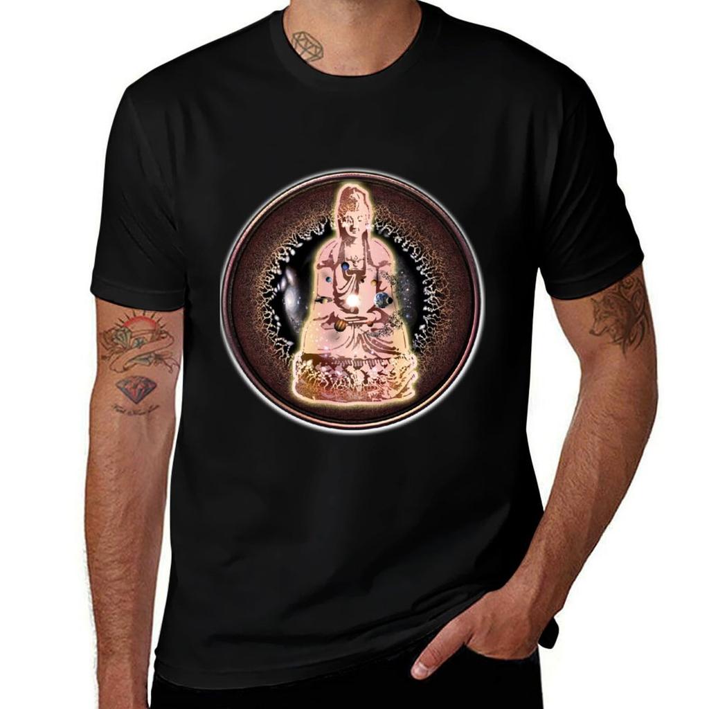 Kuan Yin And The Universe Tshirt Utility Casual Work Tshirt
