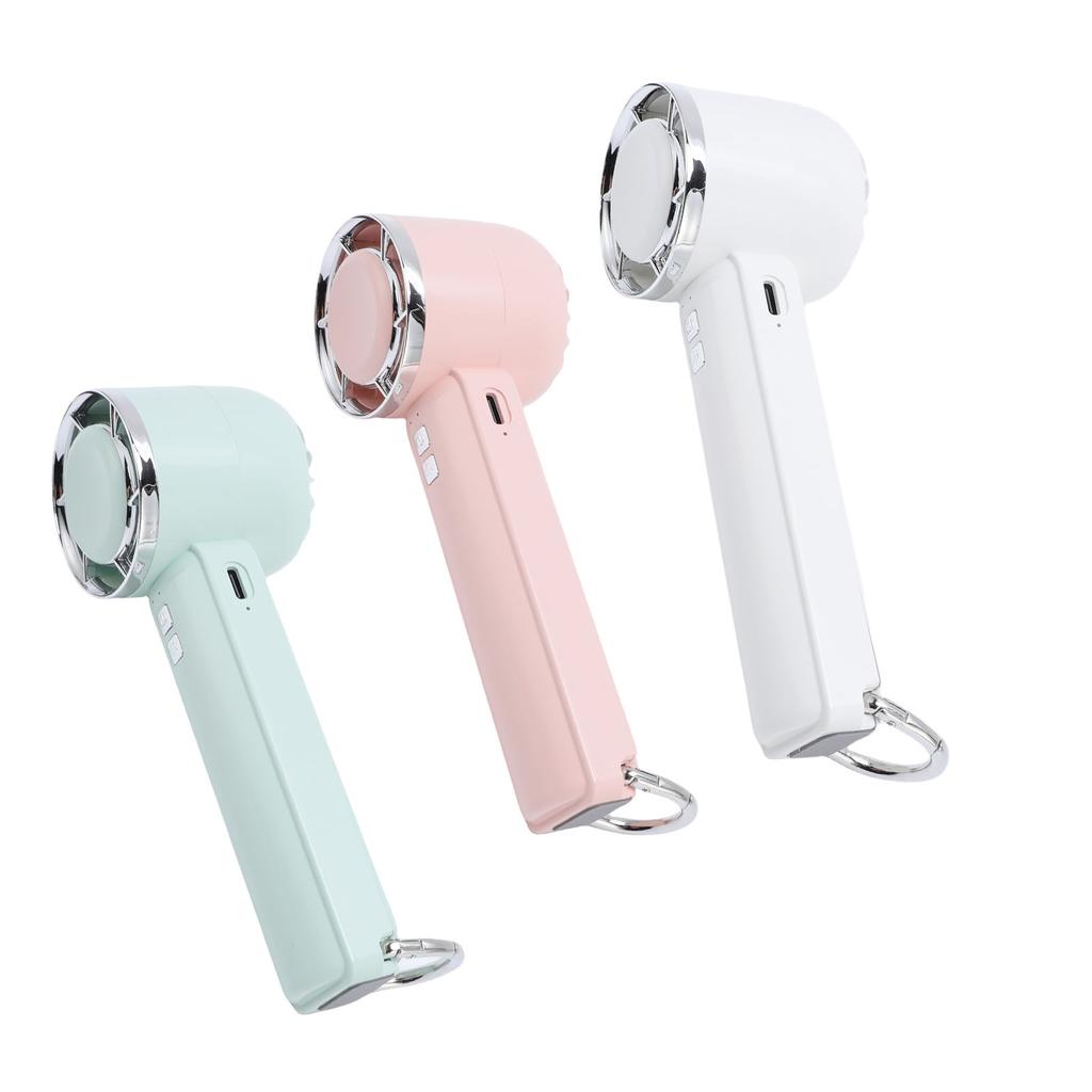 Portable Handheld Fan 5 Speed USB Rechargeable Cool Wind Hand Fan with Mountaineering Clip