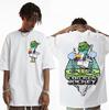 Chicken Jockey Spiel Cartoon Grafik T-Shirts Herren Damen Y2k Mode Kurzarm T-Shirt Hohe Qualität Baumwolle Kleidung T-Shirts