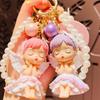 Car Pink Keychain Tone Girl Angel Doll Bag Pendant Beads Cartoon Gift Accessory
