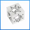 304 Stainless Steel CF Cubic Flange Integrated Knife Edge Flange High Vacuum Square Six-way Square Body Cavity CF35/CF50/CF63