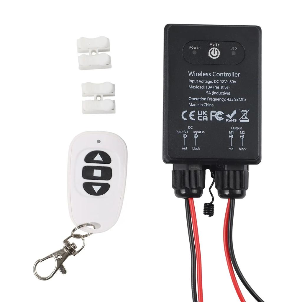 DC12V Remote Control Switch Controller IP65 Waterproof Wireless Relay Switch For Water Pumps, Motors, And Solar Lights