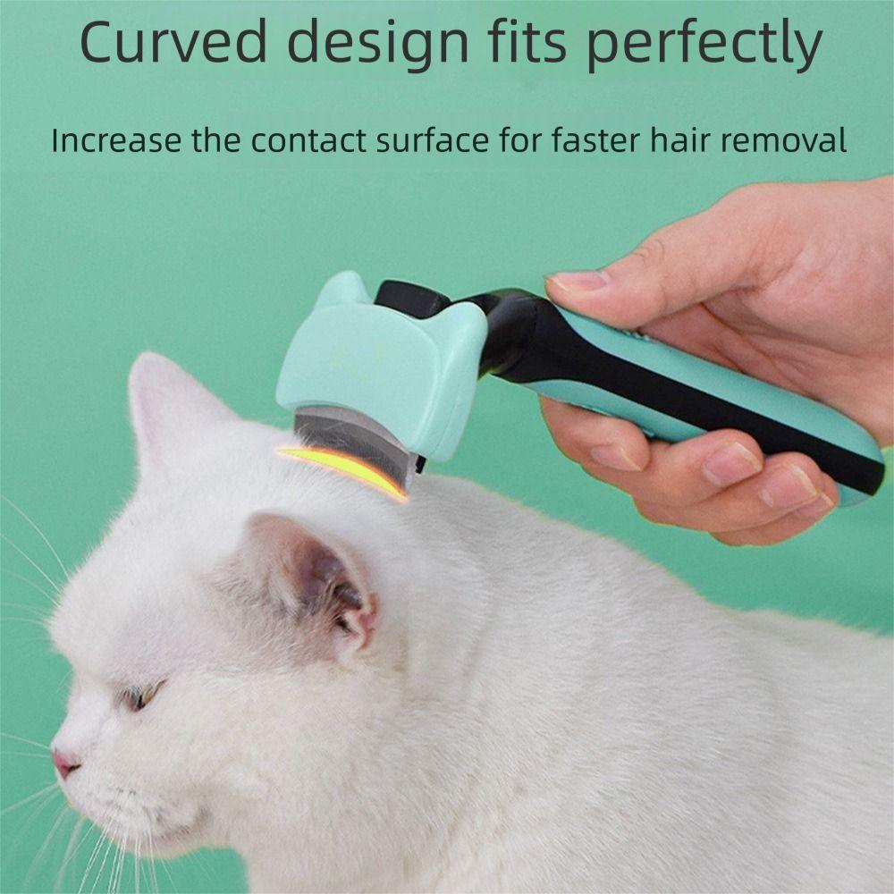 Removes Undercoat Cat Hair Removal Comb Open Knot Pet Fur Knot Cutter  Hair Care Tool