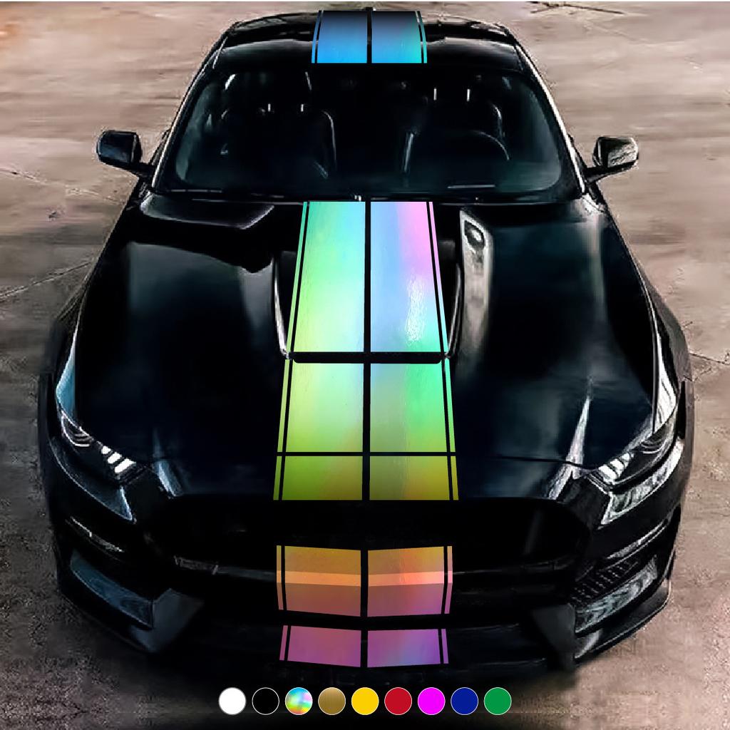 Parallel Line Car Stickers DIY Auto Roof Bonnet Hood Tail Vinyl Decals Cover Scratches Waterproof Vehicle Accessories Decoration