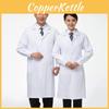Comfortable Casual Doctor Nurse Uniform Long Sleeve Lab Coat White Workwear