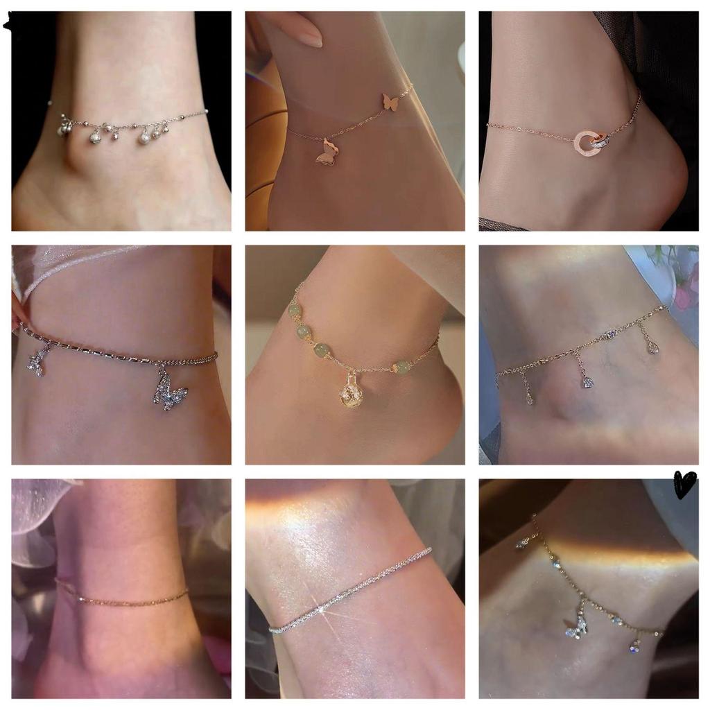 Popular Anklet Collection: Lucky Bead, Sparkling Bead, High-End Sexy Designs