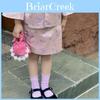 Cute Mini Pearl Handle Crossbody Bag For Kids And Adults Lightweight Pu Leather