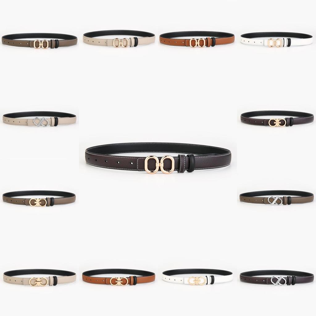 Leather Womens Waist Belt With Alloy Buckle For Office Wear And Daily Fashion