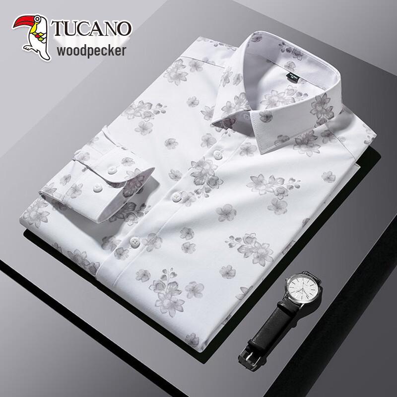 TUCANO Men s Long-Sleeve Printed Casual Shirt L