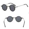 New Glasses Clear Lens Ocean Color Eyewear Driving Shades Punk Sun Glasses Small Round Sunglasses