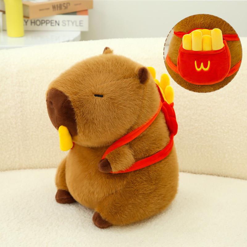 Adorable Capybara Plush Toy Chef Pillow Cute Party Decoration Gift For Kids