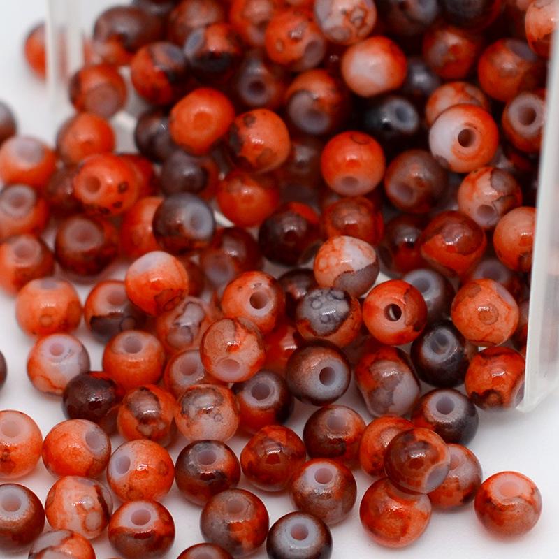 4mm Imitation Jade Glass Seed Beads for Jewelry Crafting – Solid Color Round Beads for Bracelets and Necklaces