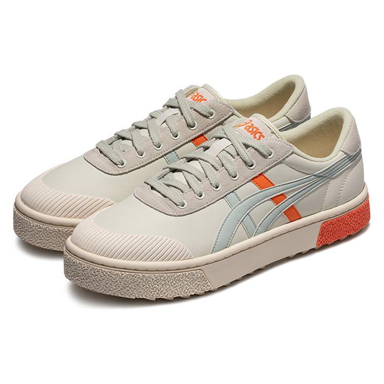 Asics Gel-Court Trail Retro Versatile Casual Color-Block Low-Top Sneakers Unisex Sneakers Light-Blue Orange 1203A129-301