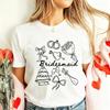 Bridal Shower Wedding Party Tops Bridesmaid Maid Of Honor Tees Shirt Fashion Bachelorette Hen Party Tshirt For Unisex Clothing