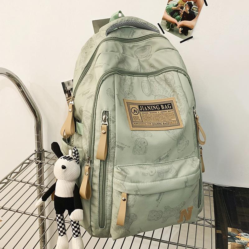 Schoolbag Children Elementary School Students Girls College Students Junior High School Students High School Large Capacity Men Backpack