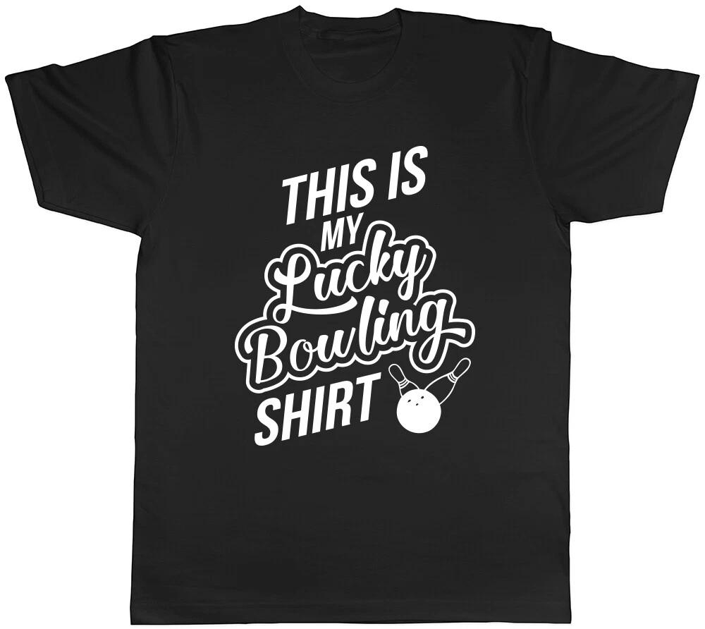This is my Lucky Bowling Shirt Mens Womens Ladies T-Shirt Tee M